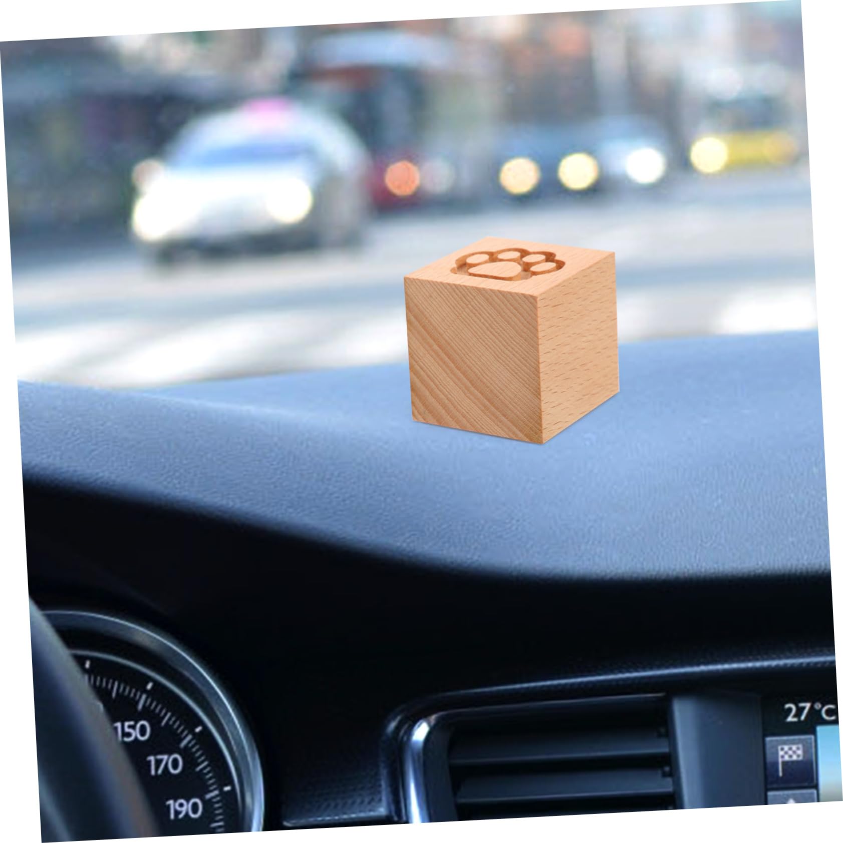 iplusmile 3piezas Difusor De De Madera De Haya Para Automóvil Decoración Aromática Portátil Compatible Aceites Esenciales y Perfumes Diseño Elegante y Ligero Para Viajes y Hogar
