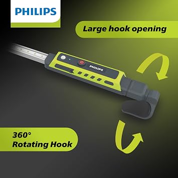 Philips Automotive Lighting Xperion 6000 Under hood Work Light, 1200 Lumen Professional Flash Light with Flood Light and 360 Rotational Light Bar for Mechanics | X60BONNX1