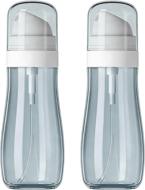 Yolaist Frasco Spray Recarregável com Névoa Fina Light Gray 100 mL, Pacote com 2