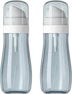 Yolaist 2 Pack Travel Spray Bottle 3.4oz, Fine Mist Sprayer- Light Gray | Refillable Leak-Proof PETG Mister for Face, Hair, Plants & Cleaning, TSA-approved, Travel Essential