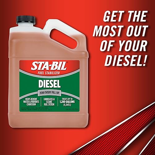 Miniatura 23 de STA-BIL Estabilizador de combustible diésel y mejora del rendimiento, mantiene el combustible diésel fresco hasta por 12 meses, lubrica y limpia