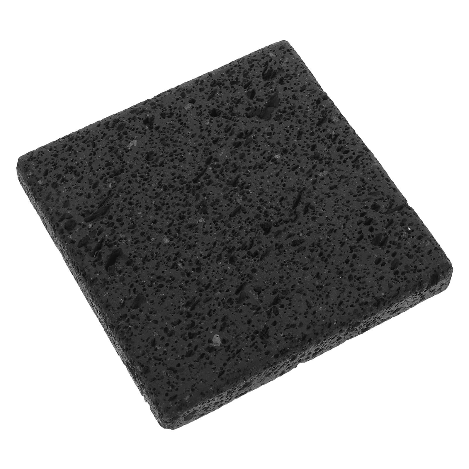 Kamień do gotowania z lawą do biwakowania na świeżym powietrzu, płyta z wulkanicznej skały, 3,9" x 3,9" x 0,6&;, koreański kamień do grillowania i pieczenia potraw