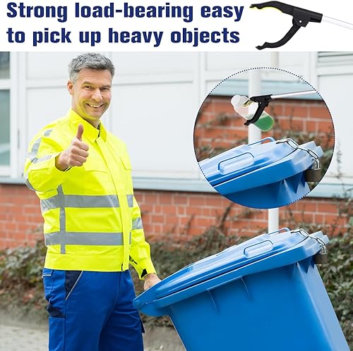 Miniatura 5 de Sabary 20 unidades de recogber Reacher - Recogedor de basura, herramienta a granel, operación de 30 pulgadas, para Navidad, larga para la escuela