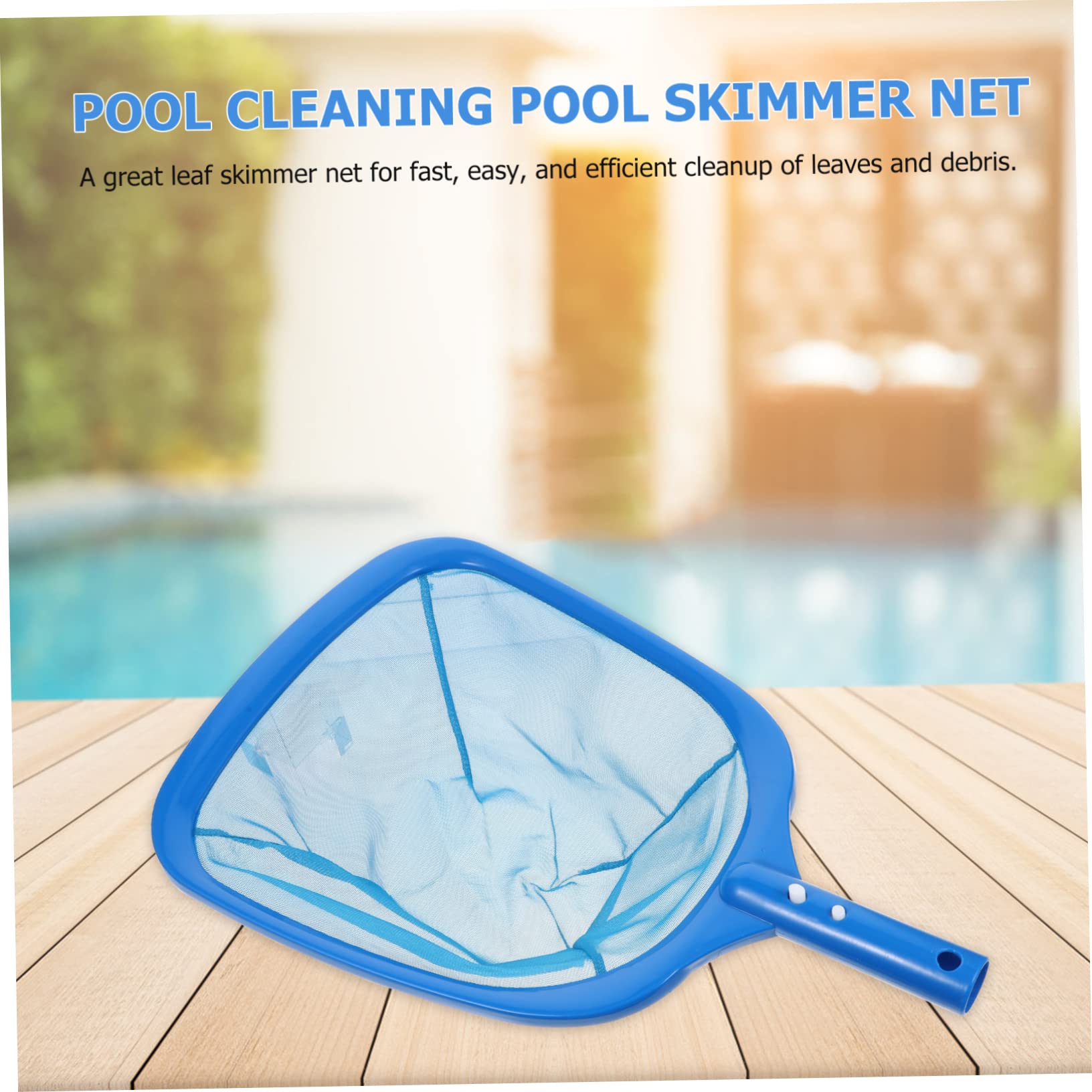 Toddmomy 3pièces Épuisette De Nettoyage pour Piscine avec Filet Ultra Fin Outil De Ramassage Débris pour Étangs Spas Et Pataugeoires Accessoire Pratique Et Corrosion