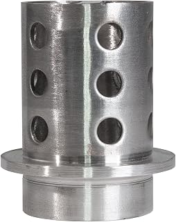 2-1/2" x 4" Perforated Stainless Steel Casting Flask Jewelry Making Vacuum Casting Tool