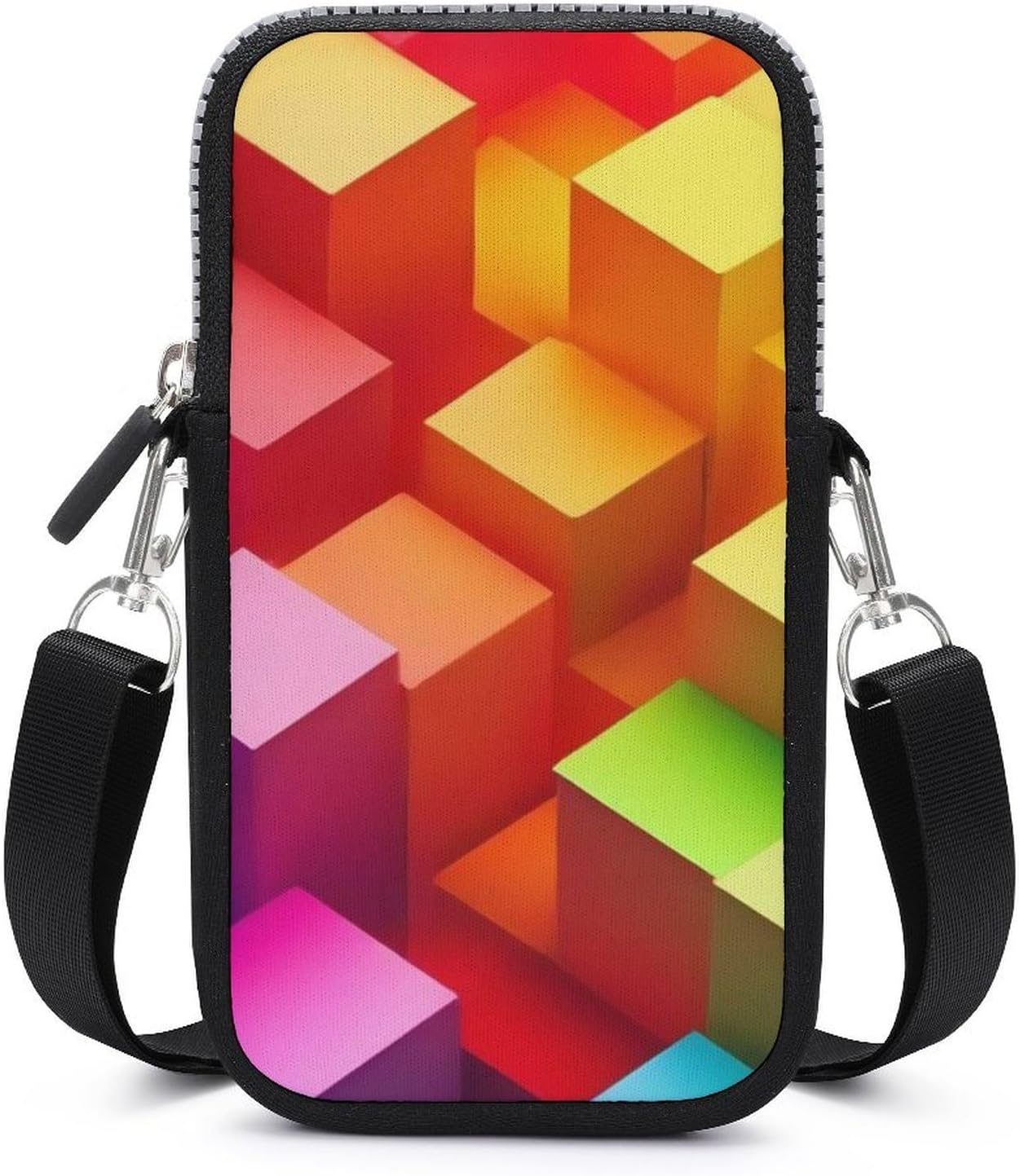 Outdoor Adventure Phone Bag Crossbody Phone Pouch With Zipper Strap Secure
