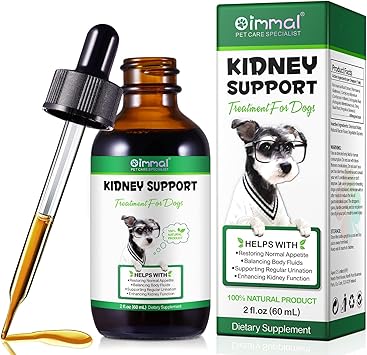 Kidney Support for Dogs - Kidney Support Supplement, Supports Immune, Urinary & Kidney Health Function, Natural Herbal Supplement 2 Fl Oz