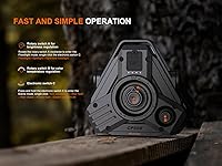 Vista 5 de CP50R - Linterna recargable de 5500 lúmenes, proyector y reflector de 5500 lúmenes, LED multicolor, temperatura de color ajustable, haz de 492