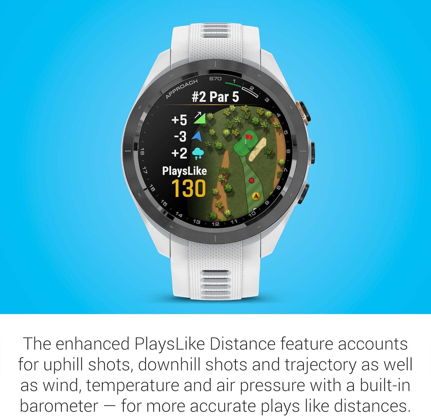 Amazon.com: Garmin Approach S70 (White, 42mm) Golf GPS Watch