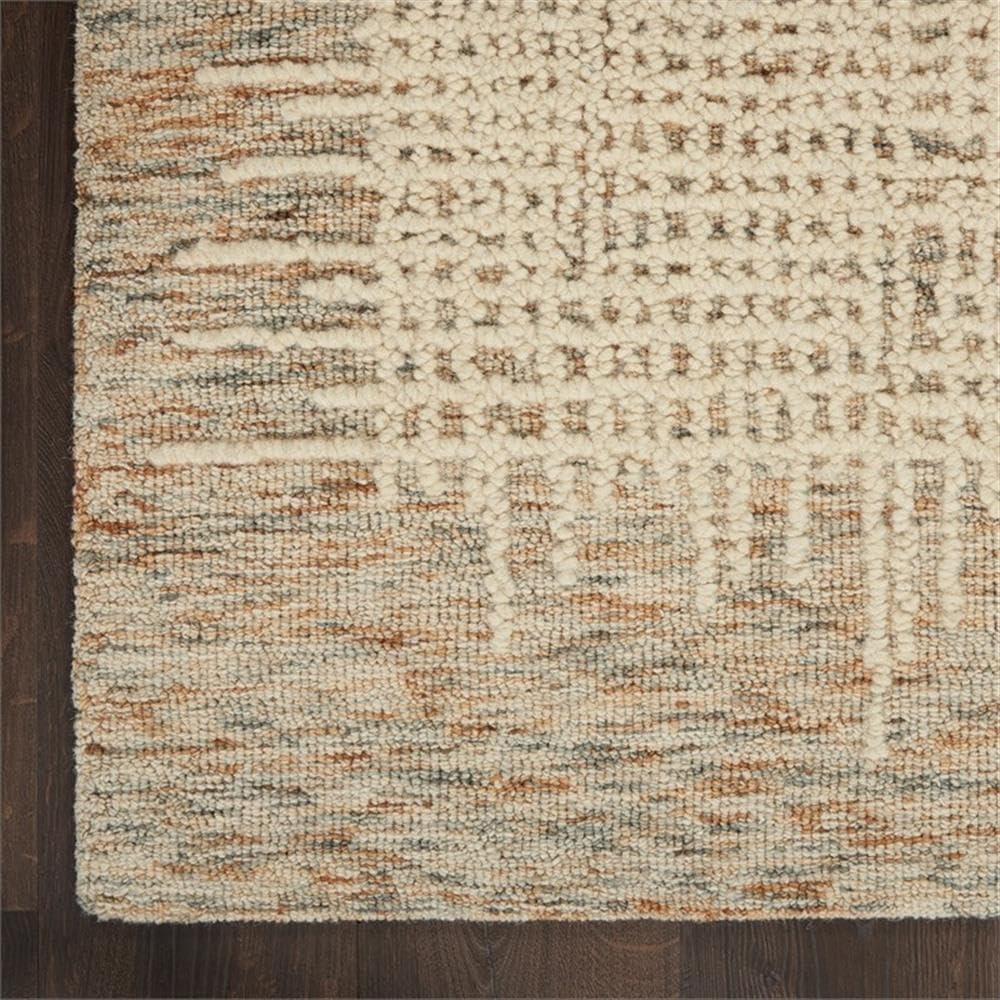 Nourison Home Vail Beige Multicolor 2'3" x 7'6" Area Rug - Easy Clean, Non Shedding, Bed Room, Living Room, Dining Room, Kitchen (8' Runner)