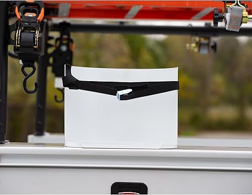 Miniatura 4 de Buyers Products 5201005 - Estante enfriador de agua de 5 galones para camión, acero blanco con superficie plana, accesorios para camiones y