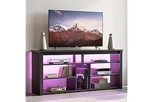 Introducing the Bestier LED Tall TV Stand: The Pinnacle of Gaming Immersion