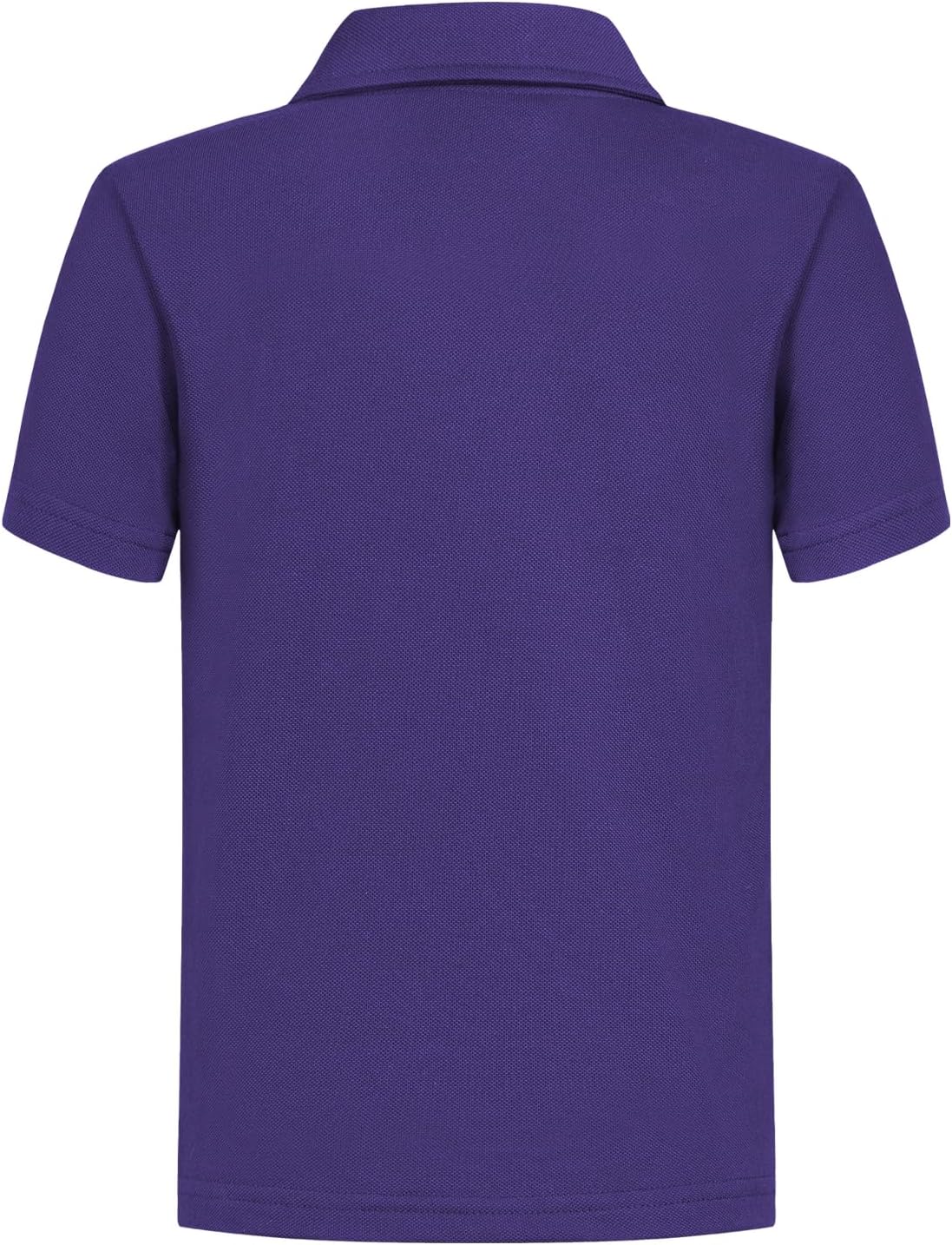 QBK Toddler to Youth Boys' School Uniform Pique Polo Kids Short Sleeve Collared Golf Shirt - Image 3