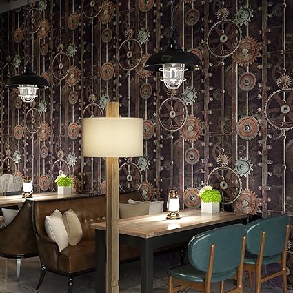 Amazon 3d壁紙アメリカンレトロインダストリアル風loftギア壁紙アイアンアイアン装飾インターネットカフェグレイ3つを無料で1つ買う Color ウォールステッカー オンライン通販 Amazon 3d壁紙アメリカンレトロインダストリアル風loftギア壁紙アイアンアイアン装飾インターネットカフェグレイ3つを無料で1つ買う Color ウォールステッカー オンライン通販