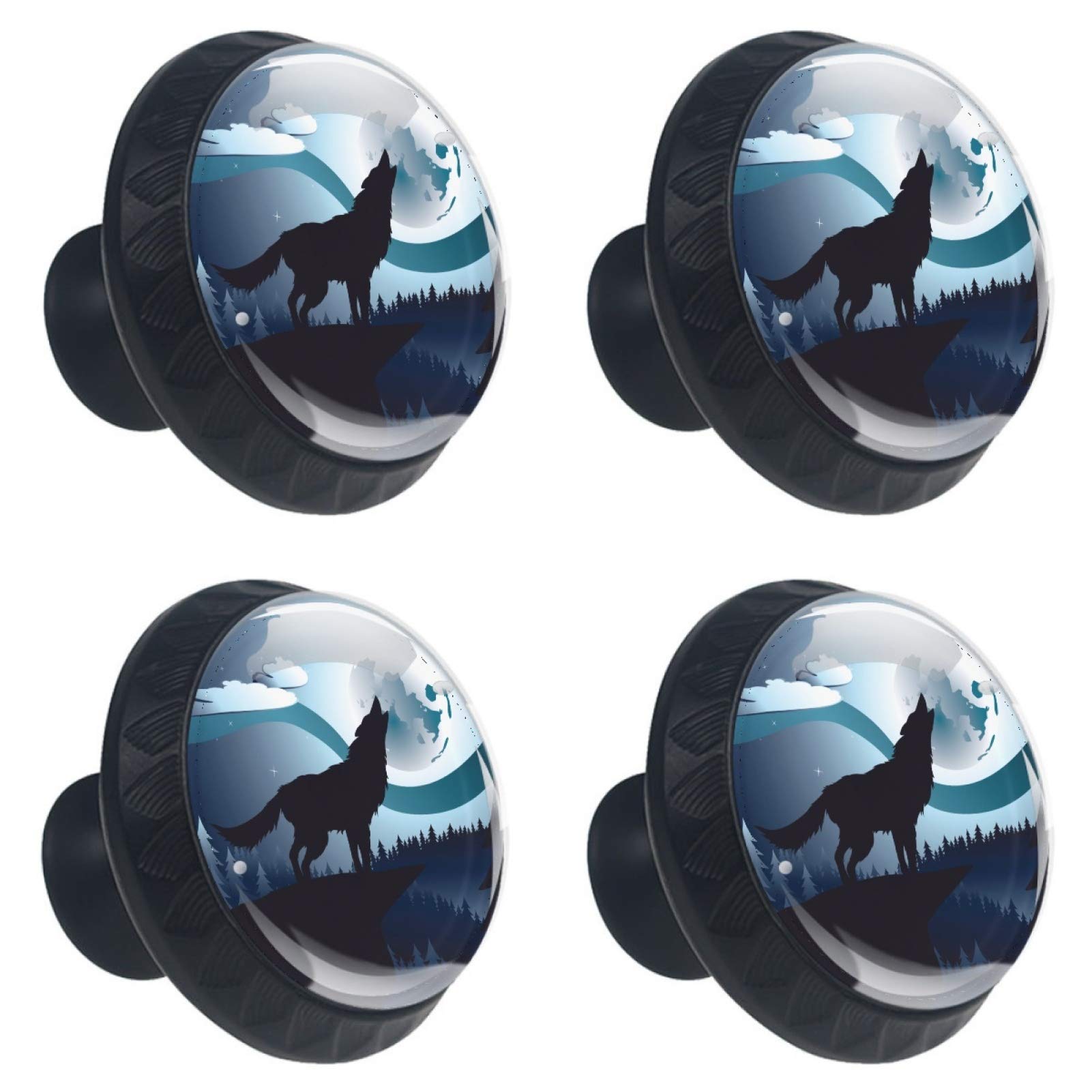 Boutons de tiroir en verre loup pour relooker facilement les meubles de votre cuisine