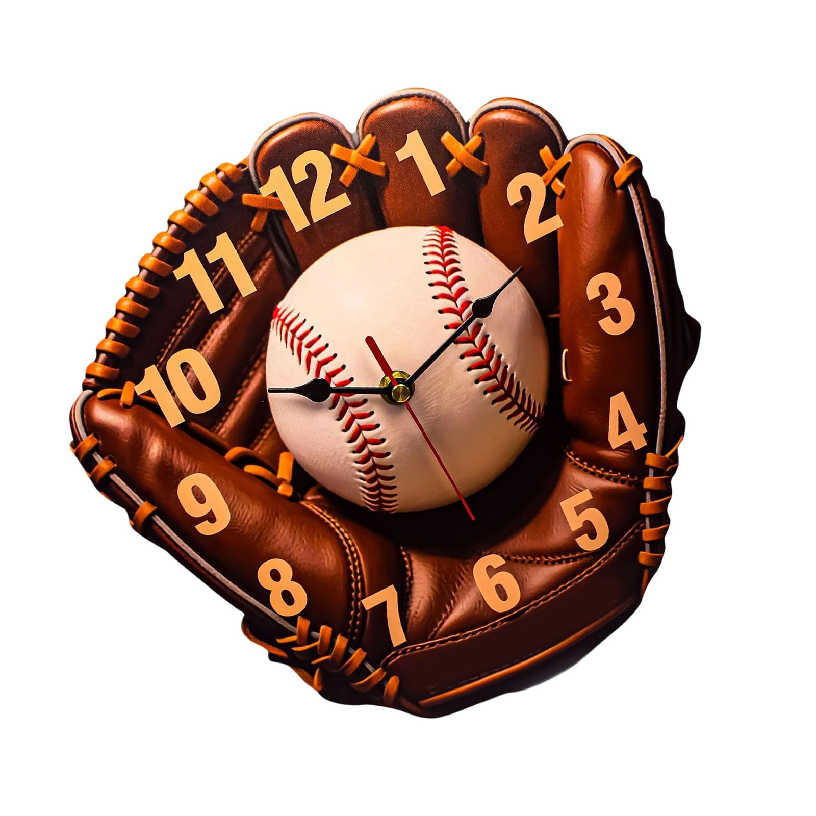 YROHGKPN No-Ticking Wall Clock Battery Operated, Decorative Silents Clock Farmhouse Styles for Bedroom, Kitchen, Home Decor Battery Operated Clocks