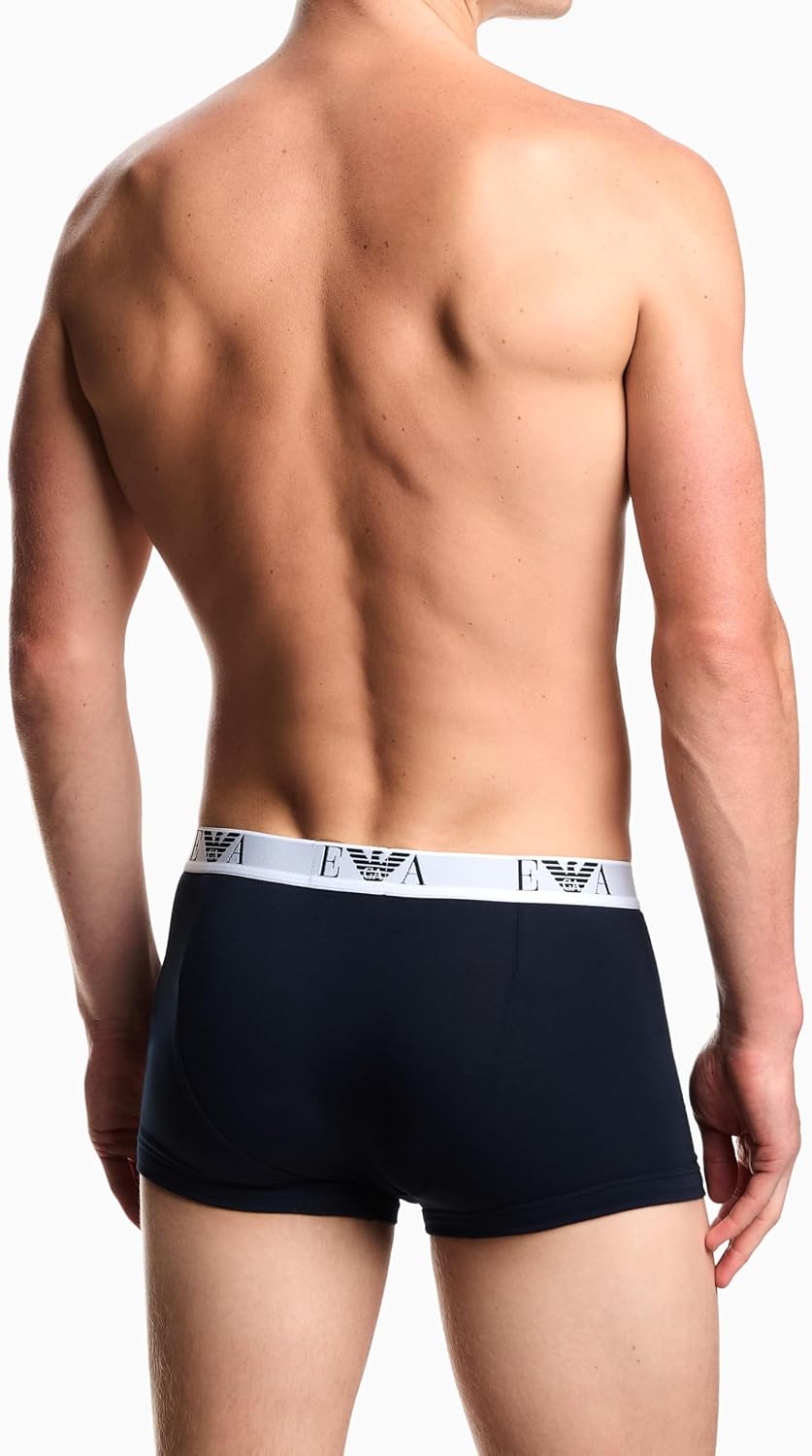 Emporio Armani mens Bold Monogram 3 Pack Trunk