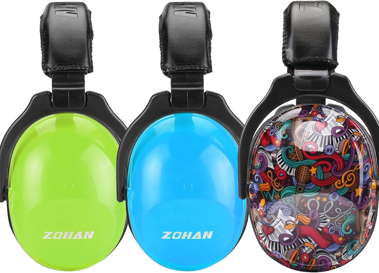 ZOHAN Kids Ear Protection 3 Pack,Kids Noise Canceling Headphone for Concerts, Monster Truck, Fireworks
