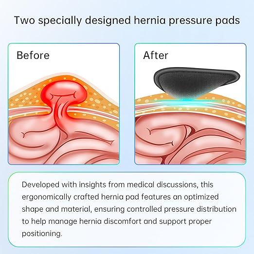 Faja Hernia Grande Ajustable Hombres Soporte Inguinal Cómoda miniatura 3