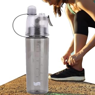 Botella De Spray De Agua - 600 Ml De Deportes Versátiles Watter Botle | Beotle En Bicicleta | Clable De Botella Al Aire Libre Adecuada Para La Hidratación Durante Los Entrenamientos, El Ciclismo, El S