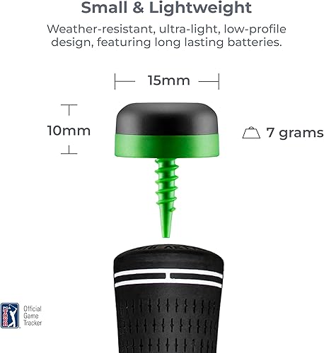 Miniatura 5 de Arccos Smart Sensors sistema automático de seguimiento de juegos de golf, telémetro GPS alimentado por IA y distancias de club inteligente