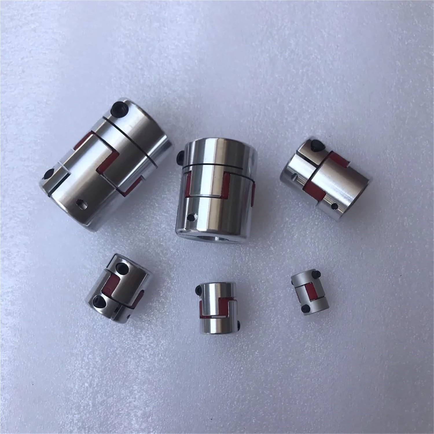 CNC Motor Jaw Shaft Coupler Flexible Spider Plum Coupling D45 L78 10/12/14/15/16/18/19/20/22/24/25mm Elastic(46380)
