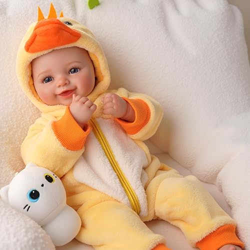 Miniatura 7 de BABESIDE Muñecas Reborn Baby Tate para niñas  17 pulgadas de cuerpo suave realista recién nacido muñecas posables muñecas de bebé de la vida real