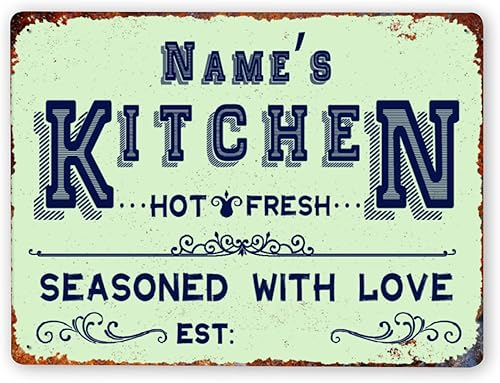 Miniatura 15 de Letreros de cocina personalizados personalizados para cocina, decoración de pared, letreros de metal para restaurante de mostrador, bar en casa