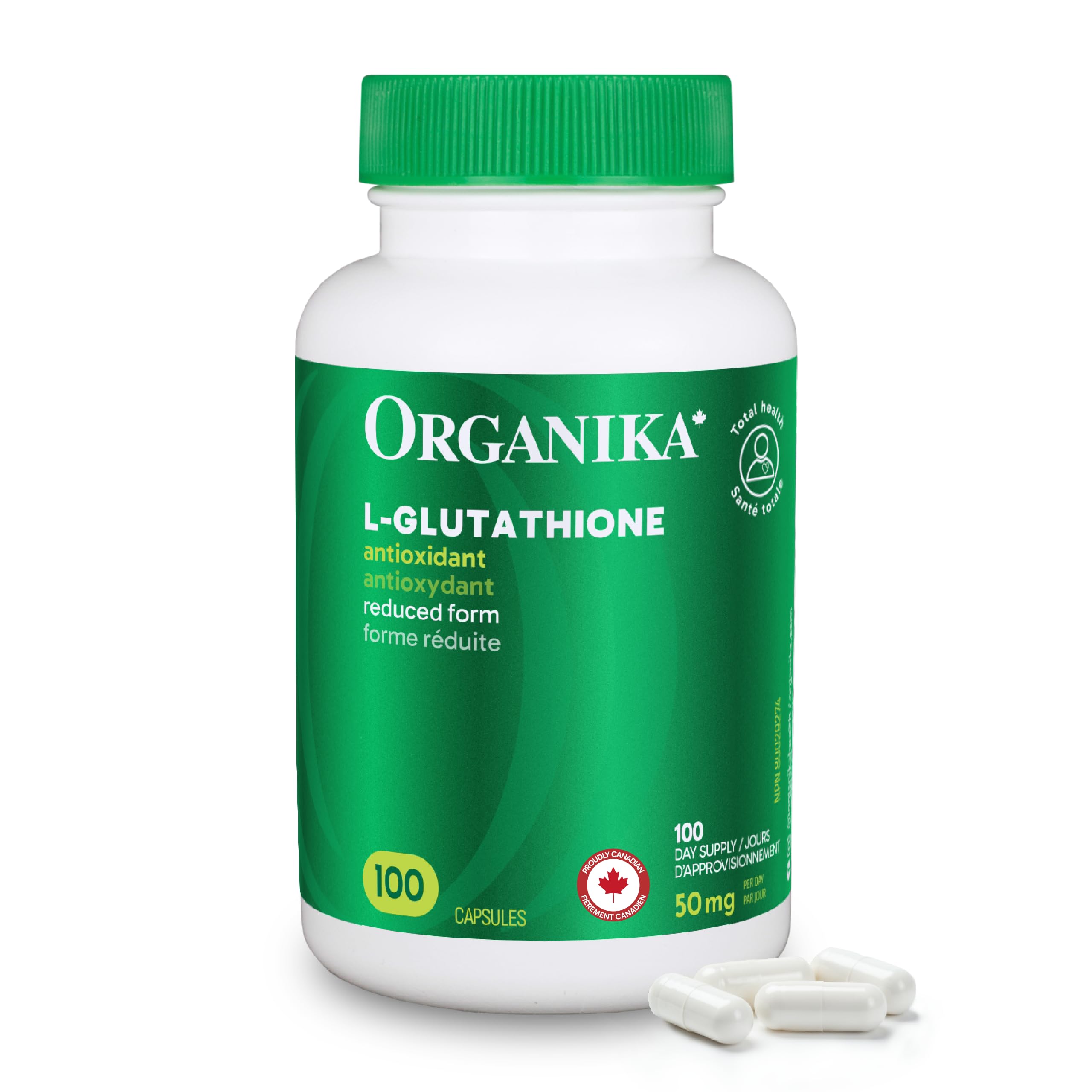 amazon canada glutathione Organika Canadian-Made L-Glutathione (Reduced), Antioxidant and Detox  Support -100 Caps : Amazon.ca: Health & Personal Care