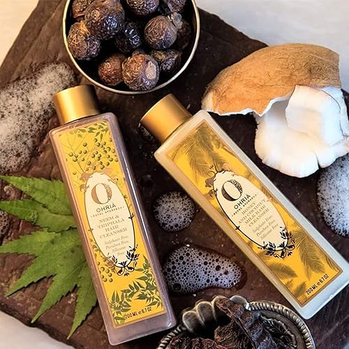 Miniatura 2 de Ayurveda Neem & Triphala - Limpiador para el cabello, sin parabenos, sin silicona y sin sulfatos, 6.7 onzas