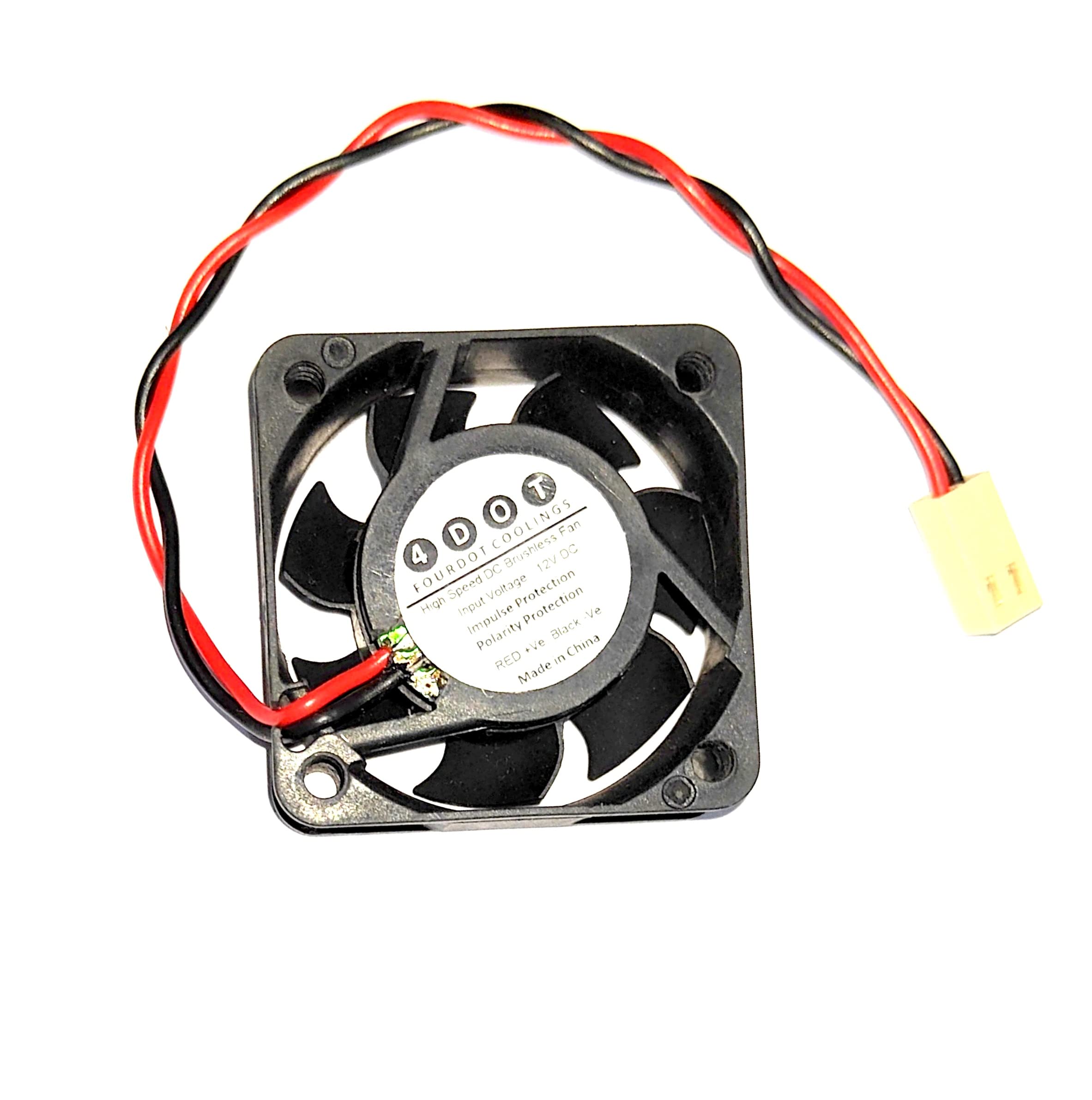Fourdot Cabinet Cooling Fan 40mm 1.5Inch 5V 4000RPM For Raspberry Pi, Nvidia Jetson, 3D Printer Size 40X12mm (B0B53XSV32) Amazon Price History, Amazon Price Tracker