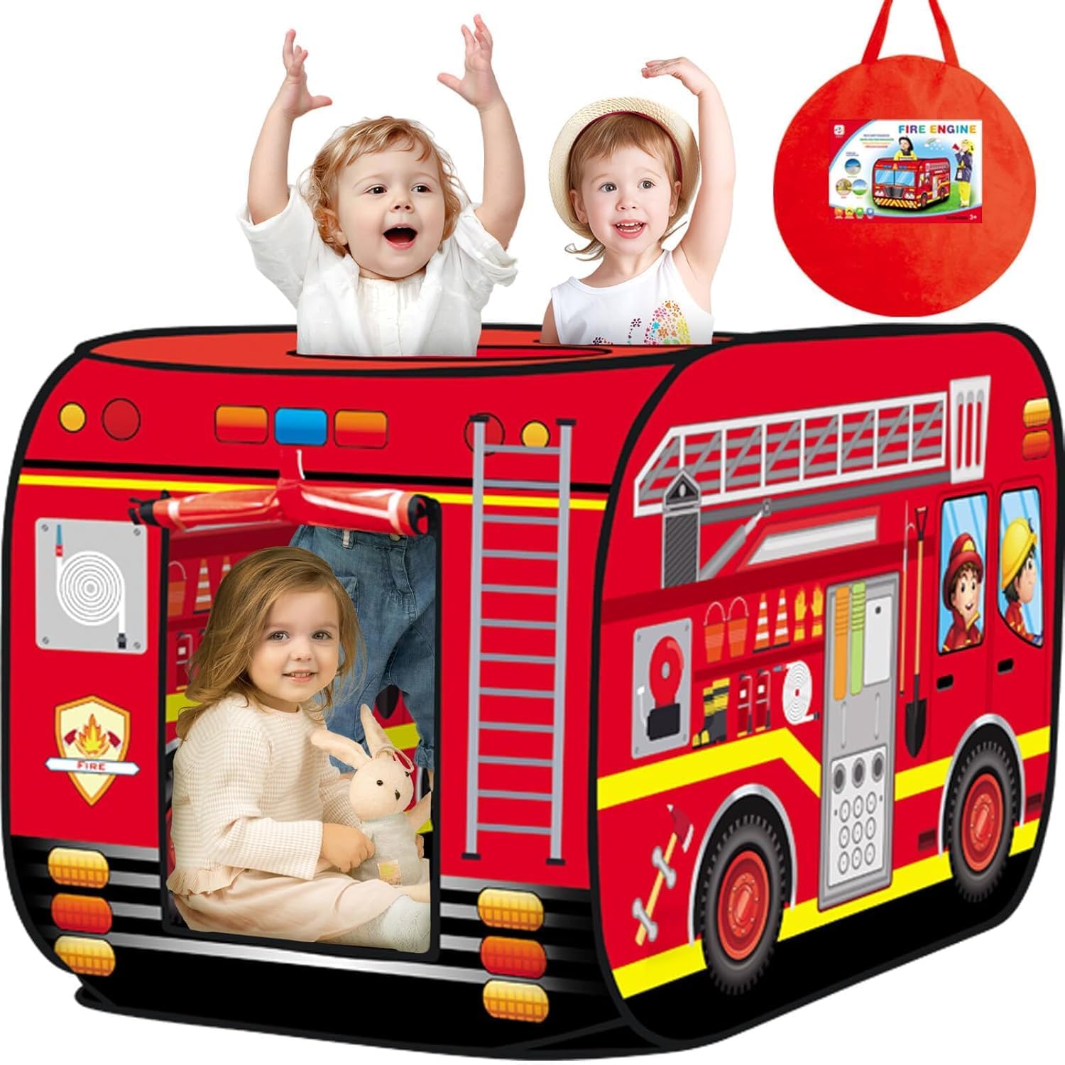 for 3-8 YearFire truck tent: Truck...