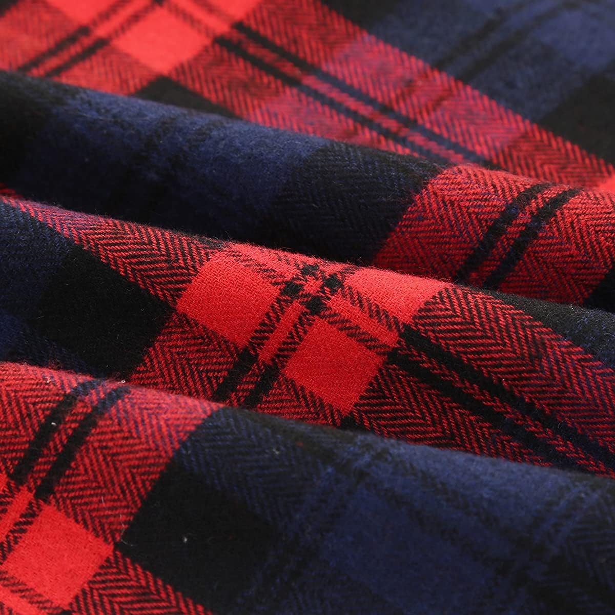 IDEALSANXUN Plaid Skirt for Womens High Waist Aline Pleated Midi Skirts - Image 2