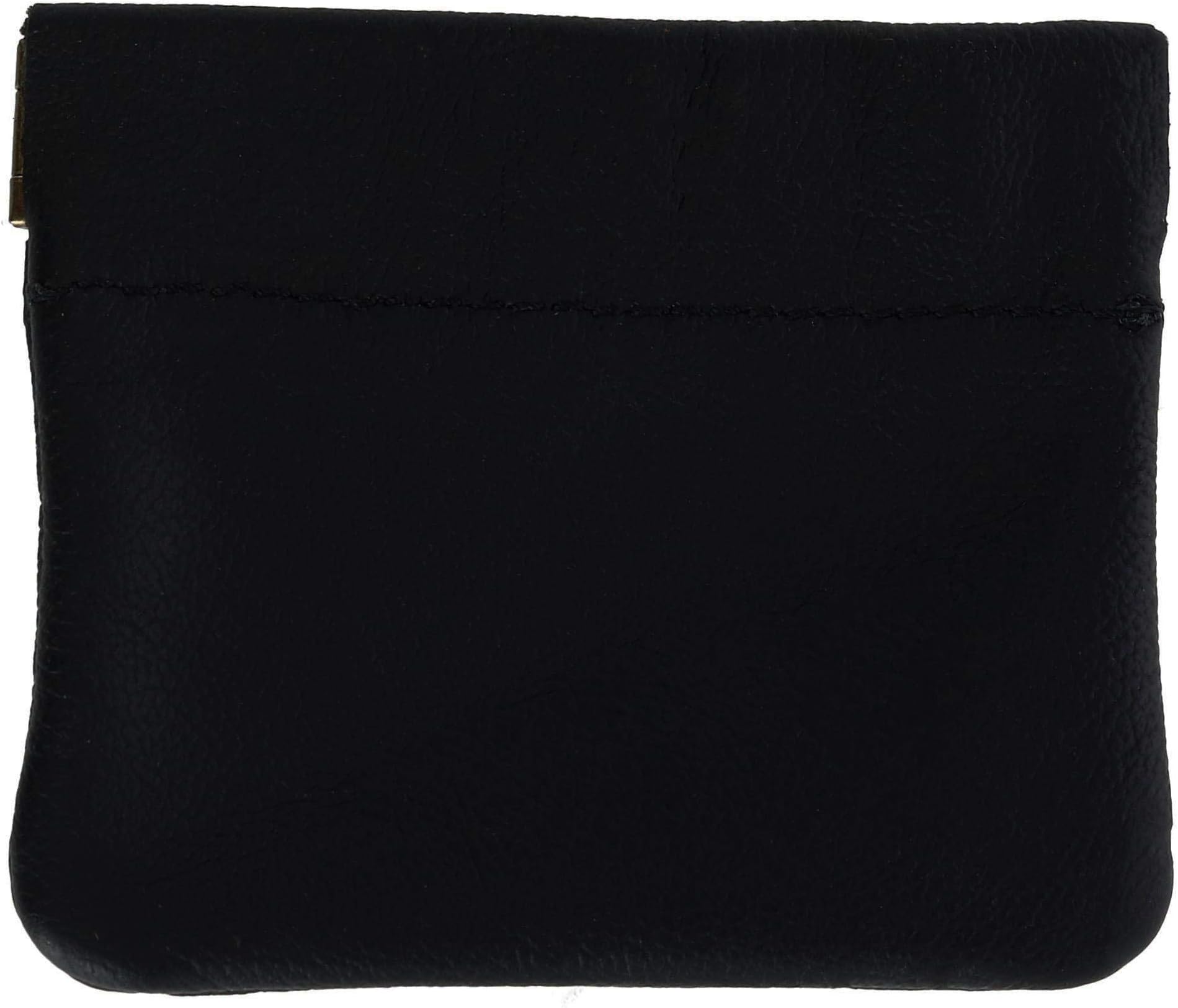 CTM Leather Squeeze Coin Change Pouch