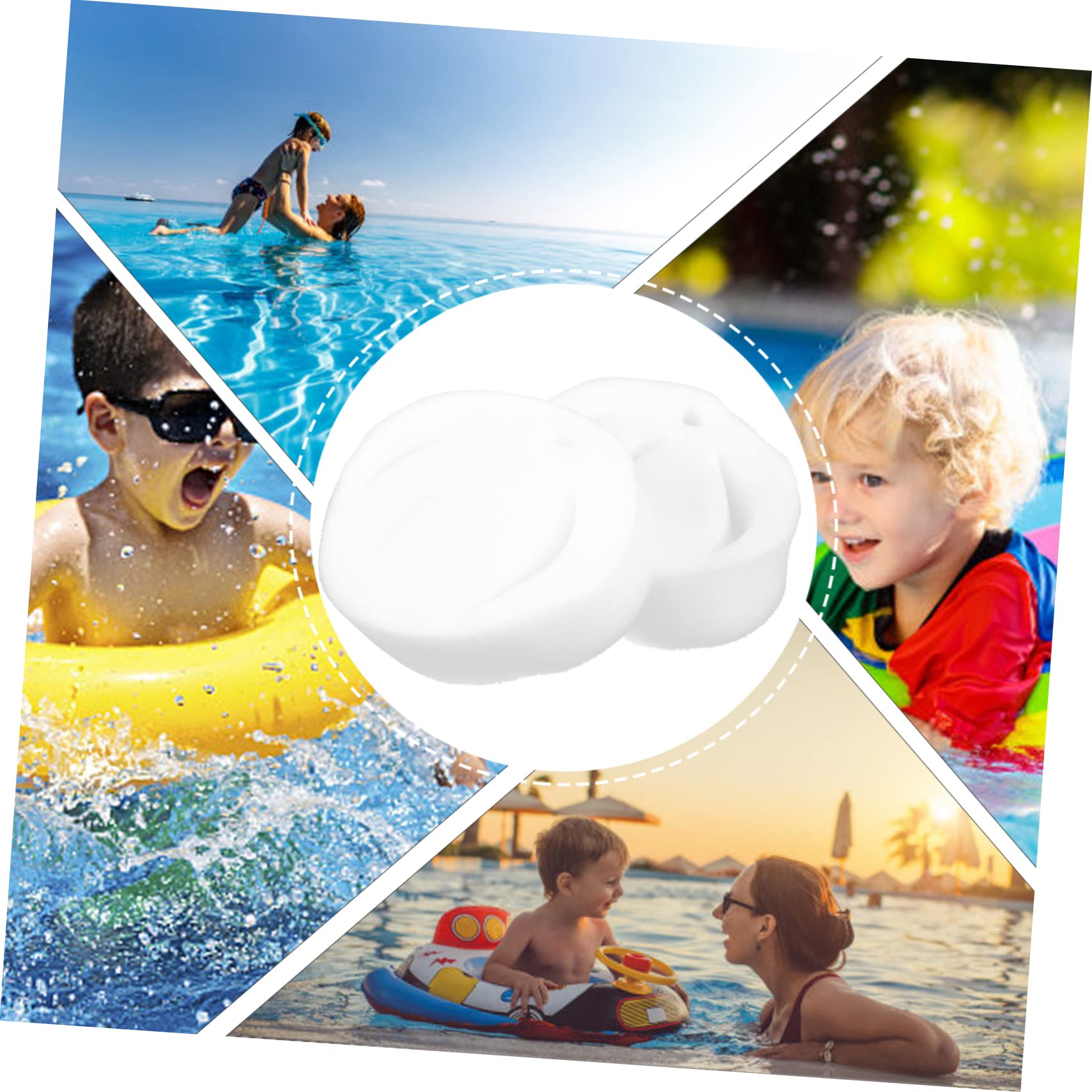 ifundom 3 Series Esponjas Absorbentes De Aceite para Piscina De Diseño Forma De Herramienta De Limpieza para Filtrado Y Absorción De Aceite Agua 6 Piezas X 3