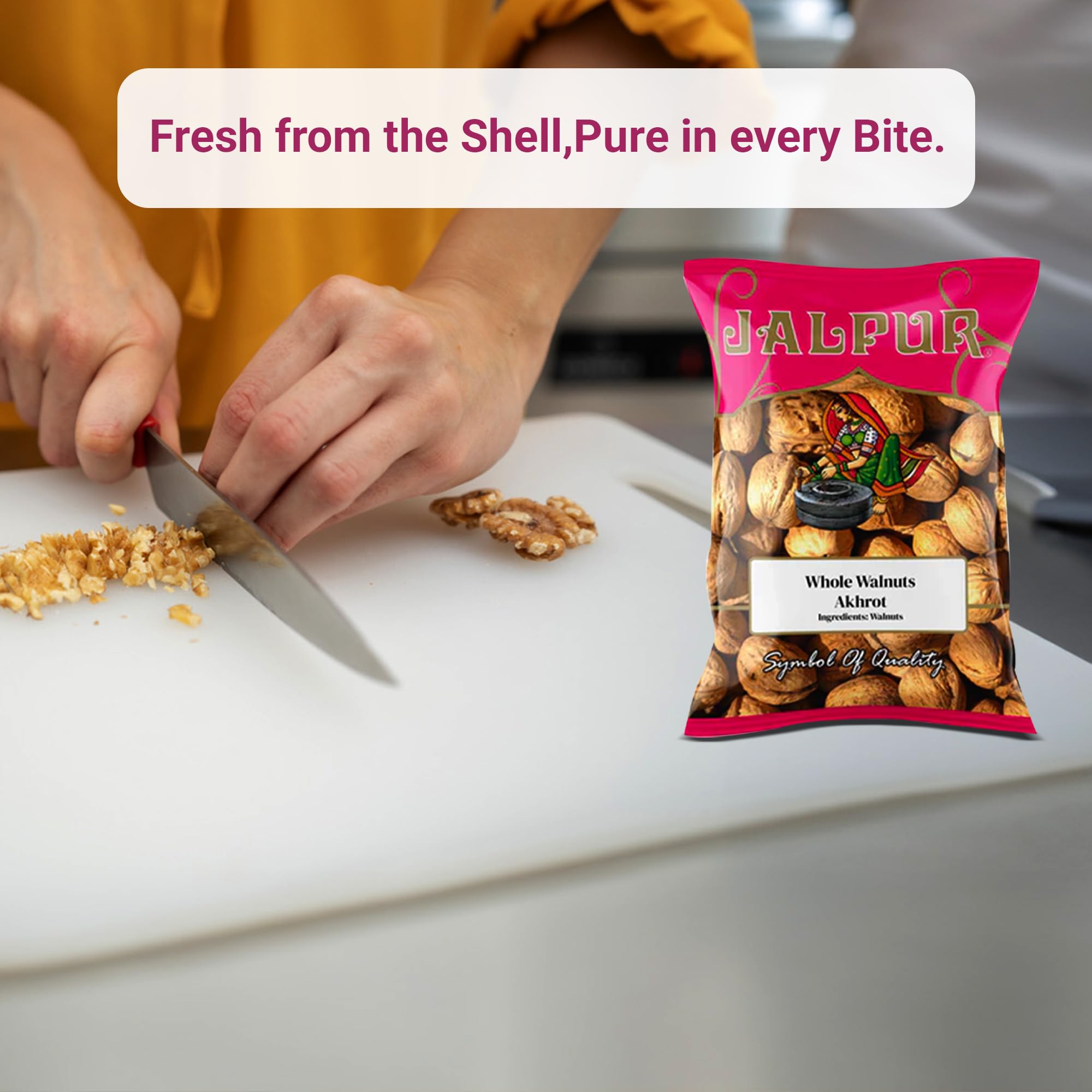 Fresh Nuts in Fresh Packed Shelled Unsalted Pieces & Halves Walnuts Raw 1kg×6袋 Walnuts 菓子