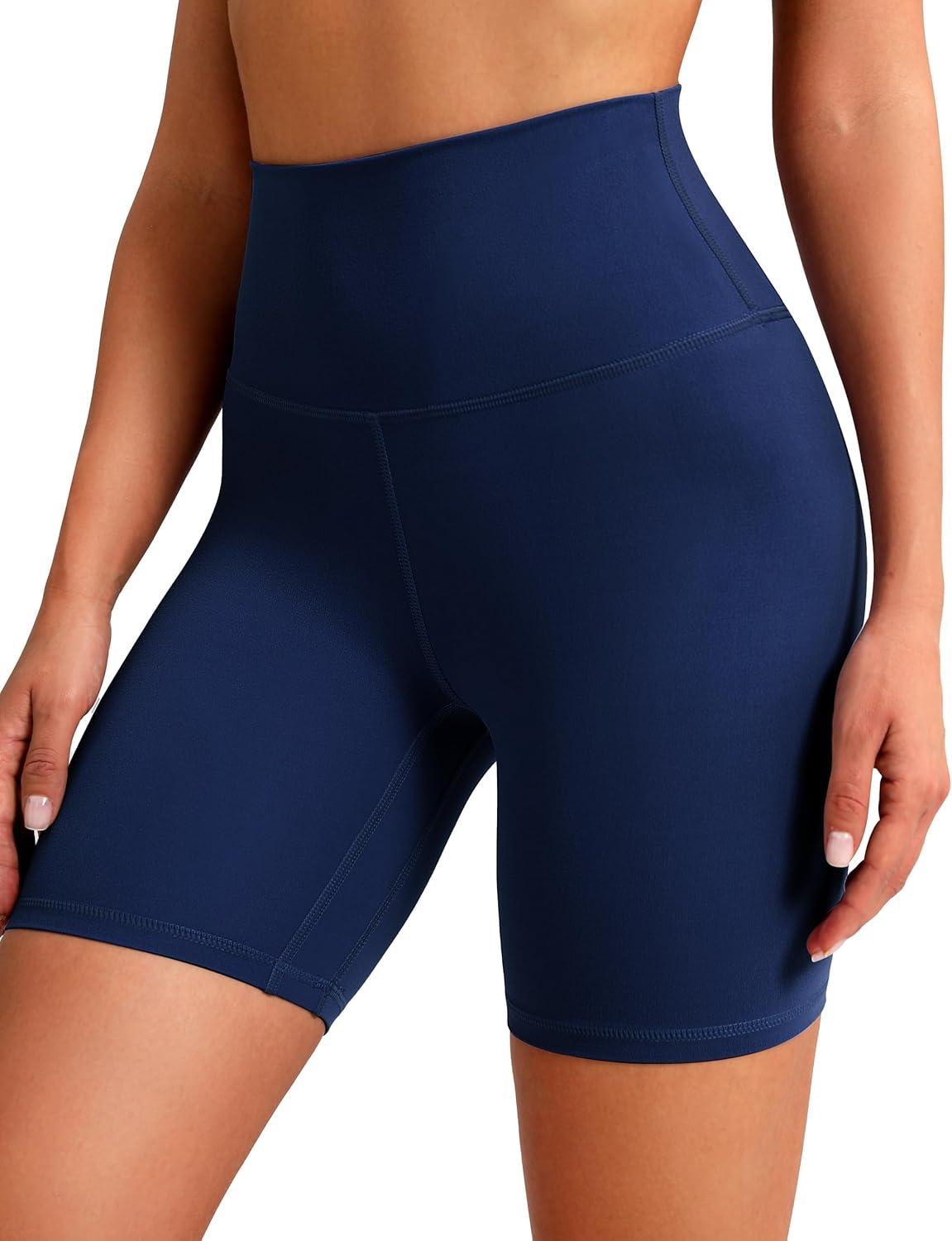 BAYDI Clouduxi Women’s Yoga Shorts 6″ High Waisted Cycling Shorts Buttery Soft Gym Workout Fitness Shorts