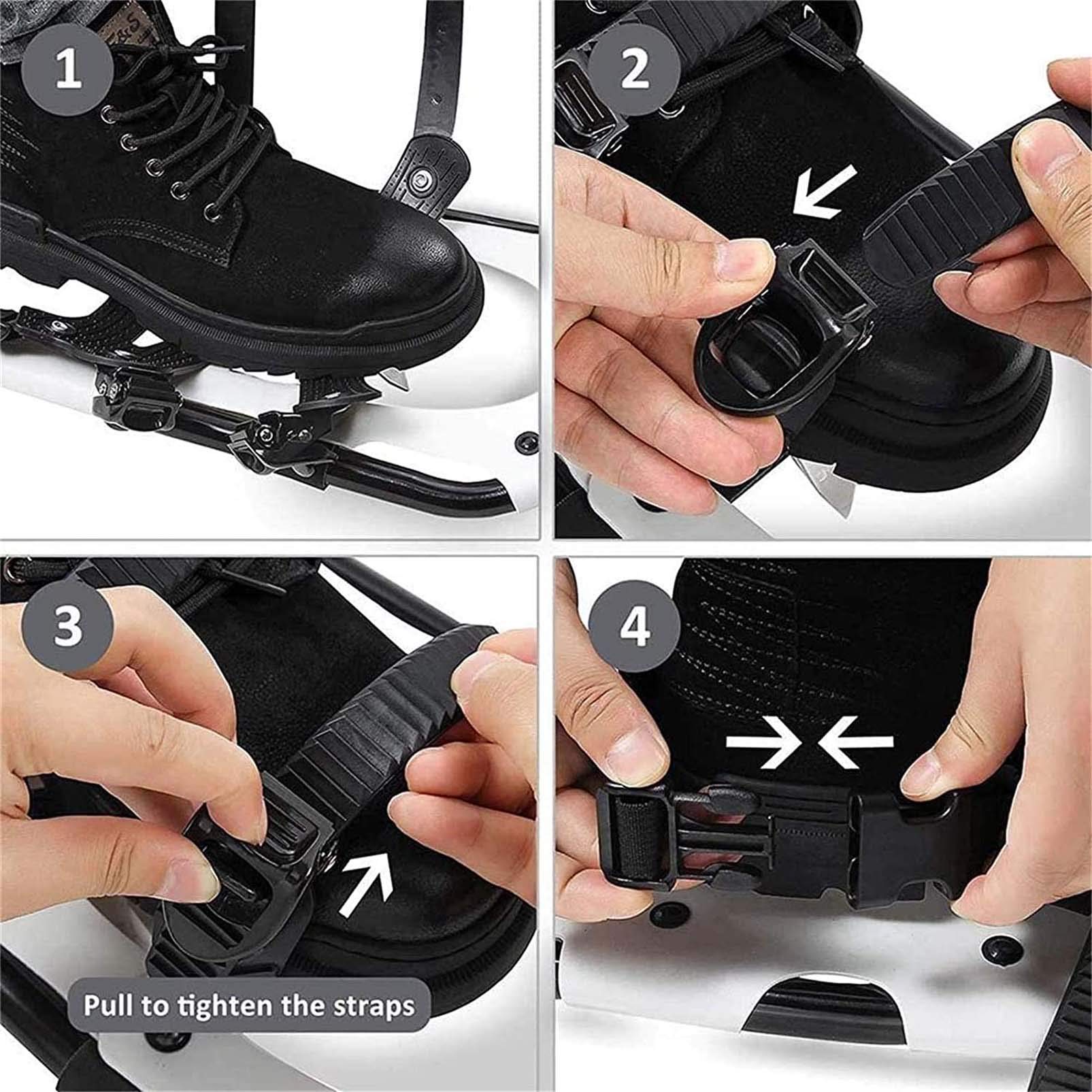 22 '' Kinder Schneeschuhe Leichte Aluminium Schneeschuhe für Jungen Mädchen, Verstellbare Bindungen Schneeschuhe