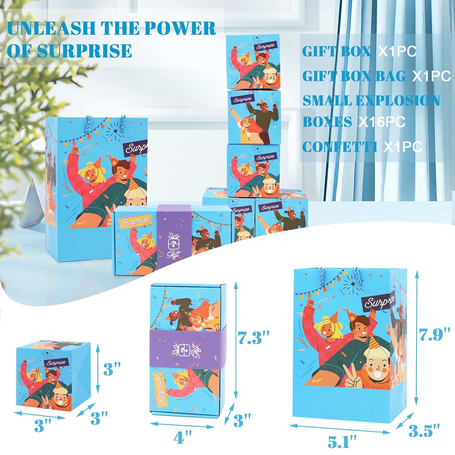 Surprise Gift Box Explosion for Money, Folding - Image 3