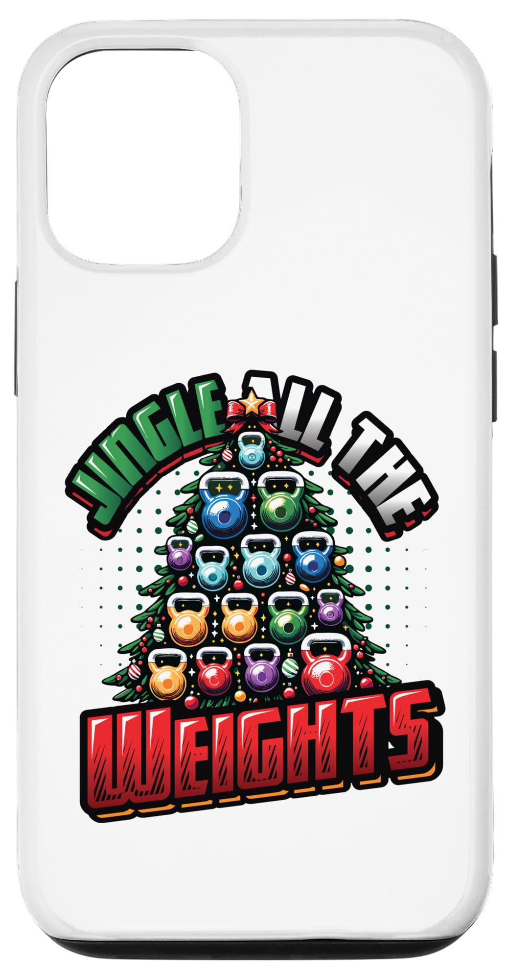 iPhone 14 Kettlebell Christmas Workout Case