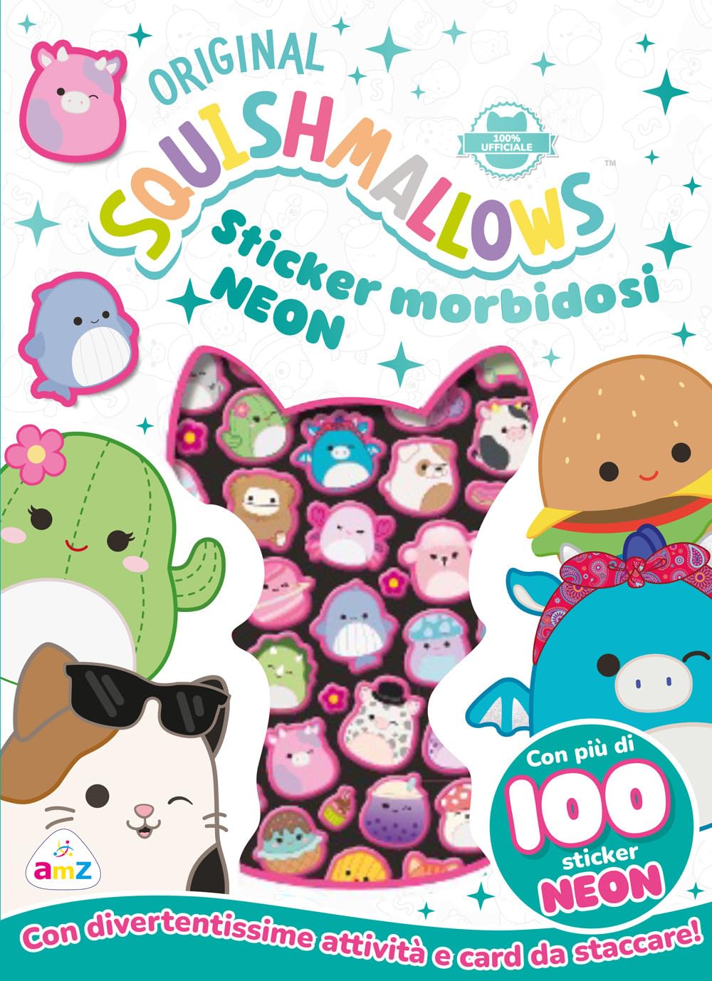 Squishmallows. Sticker Morbidosi Neon. Ediz. A Colori - 4
