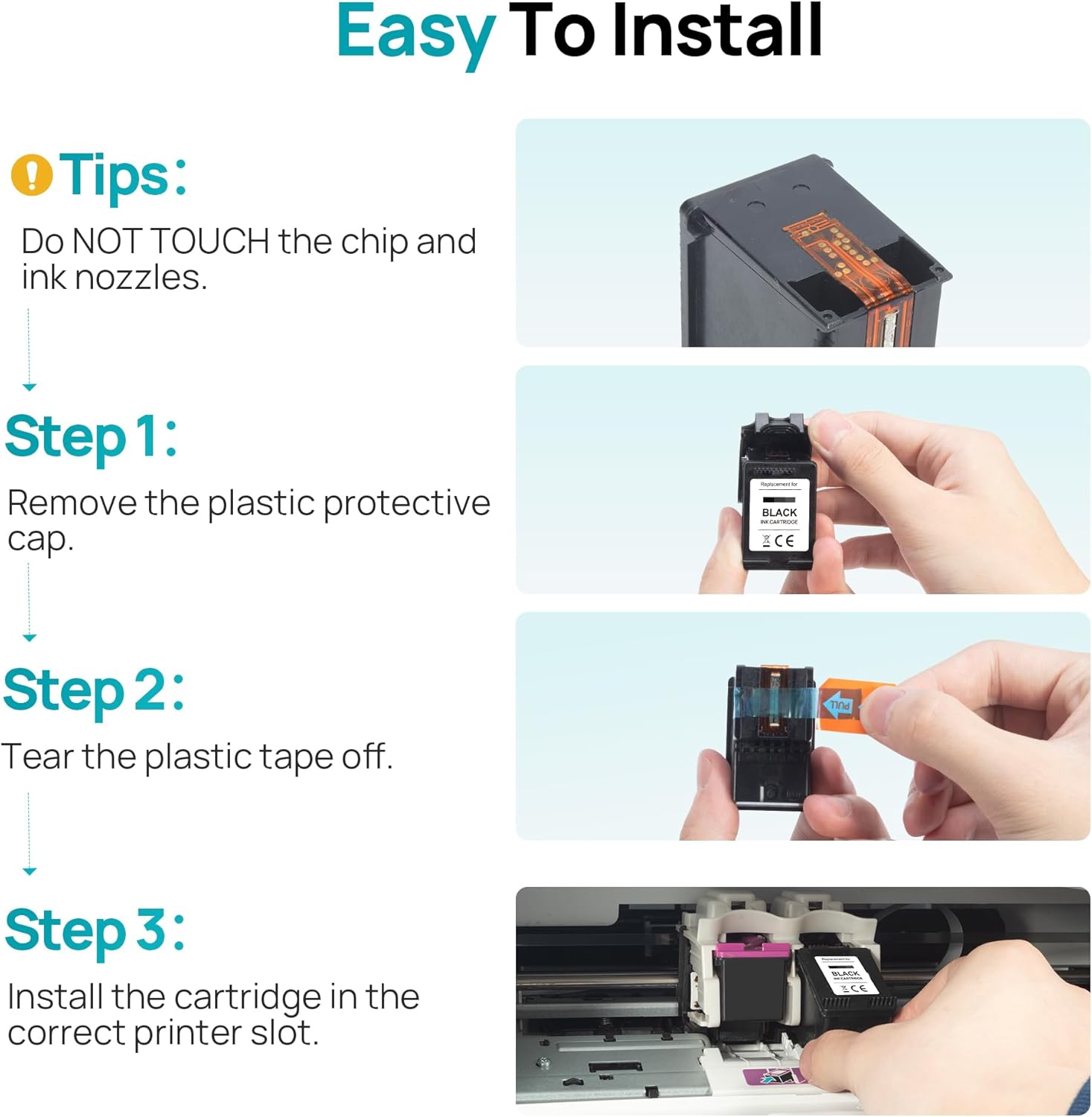 PG-240 XL/CL-241 XL Ink Cartridges Compatible for Canon 240XL 241XL Combo Pack Canon 240XL for Canon PIXMA MG3620 MG3520 TS5120 MG2120 MG3220 MX372 MX472 MX452 MX512 MX532 Printer (1 Black,1 Color)