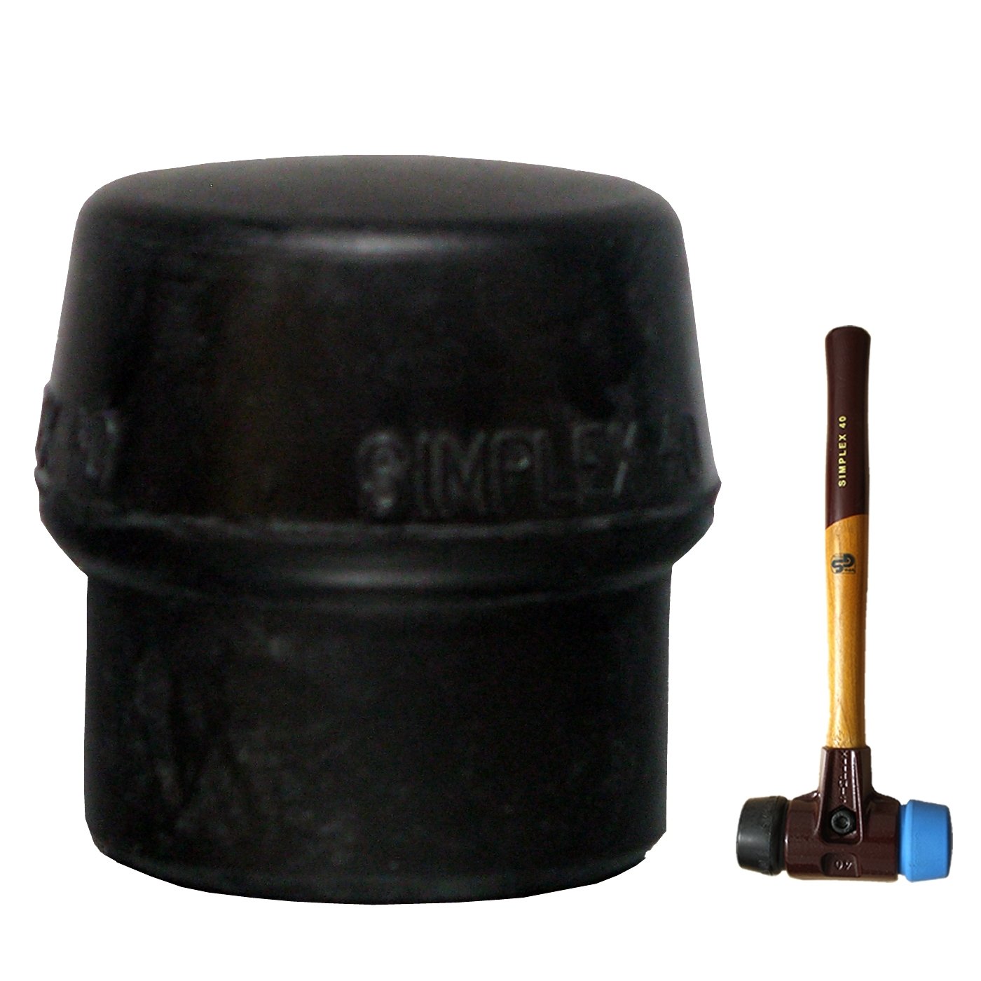 Simplex Schonhammer-Einsatz Ø 80 mm Gummikomposition/Schwarz