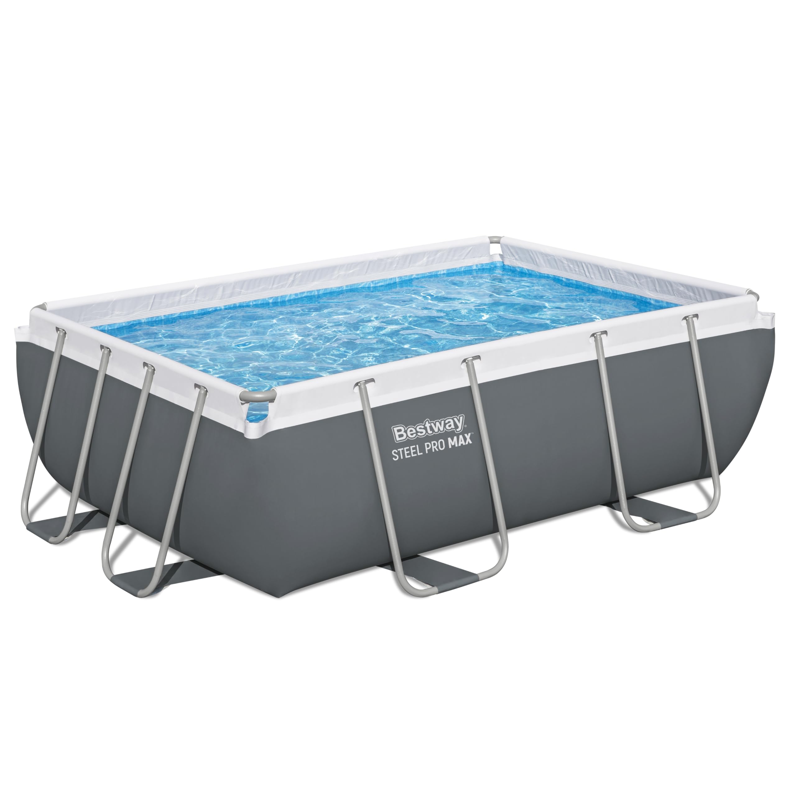 Bestway Juego de Piscina Rectangular de 9'3" x 6'5" x 33"/2.82 m x 1.96 m x 84 cm