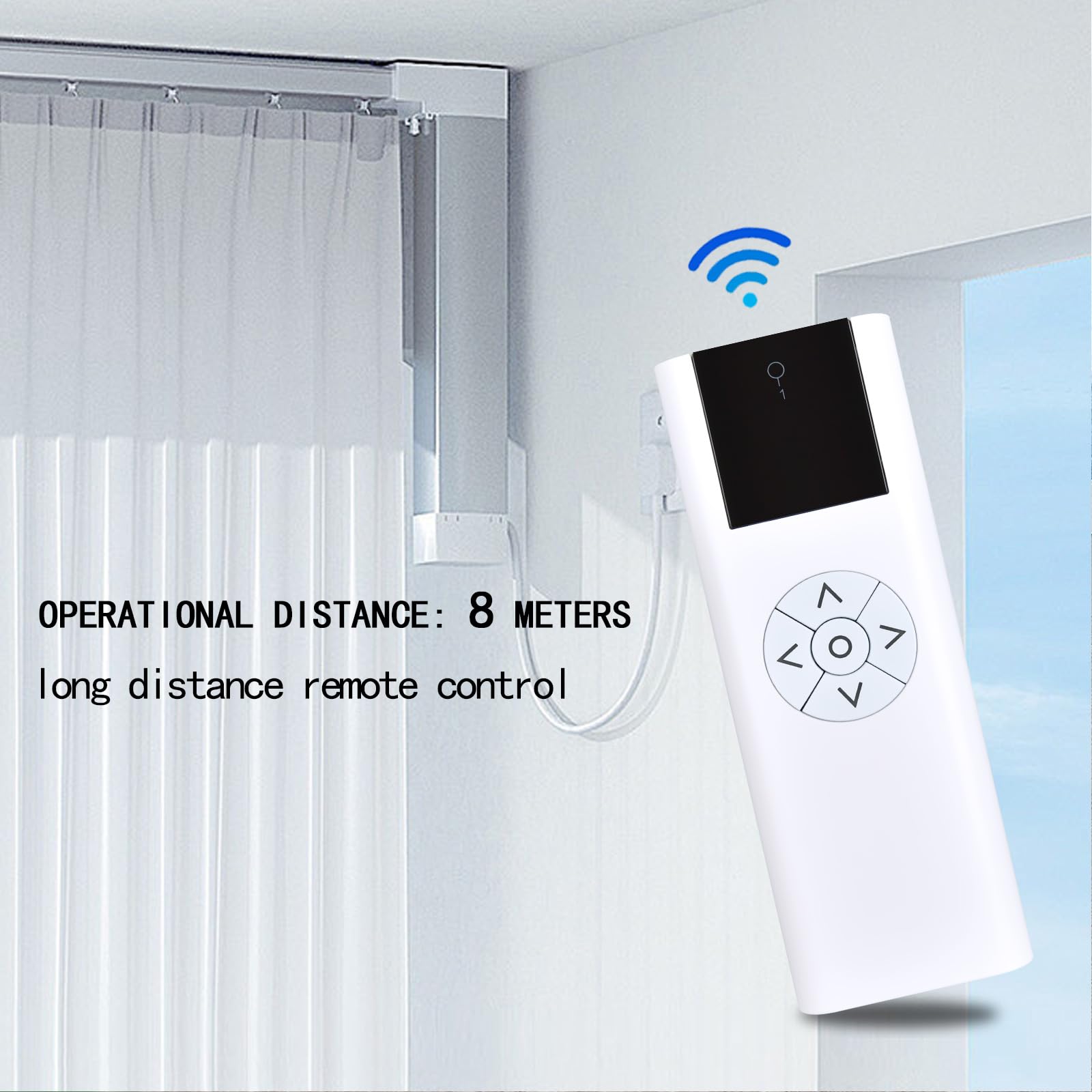 AC114-01 Télécommande pour stores électriques, émetteur RF 1 canal (433,92 MHz) pour stores électriques, pare-soleil