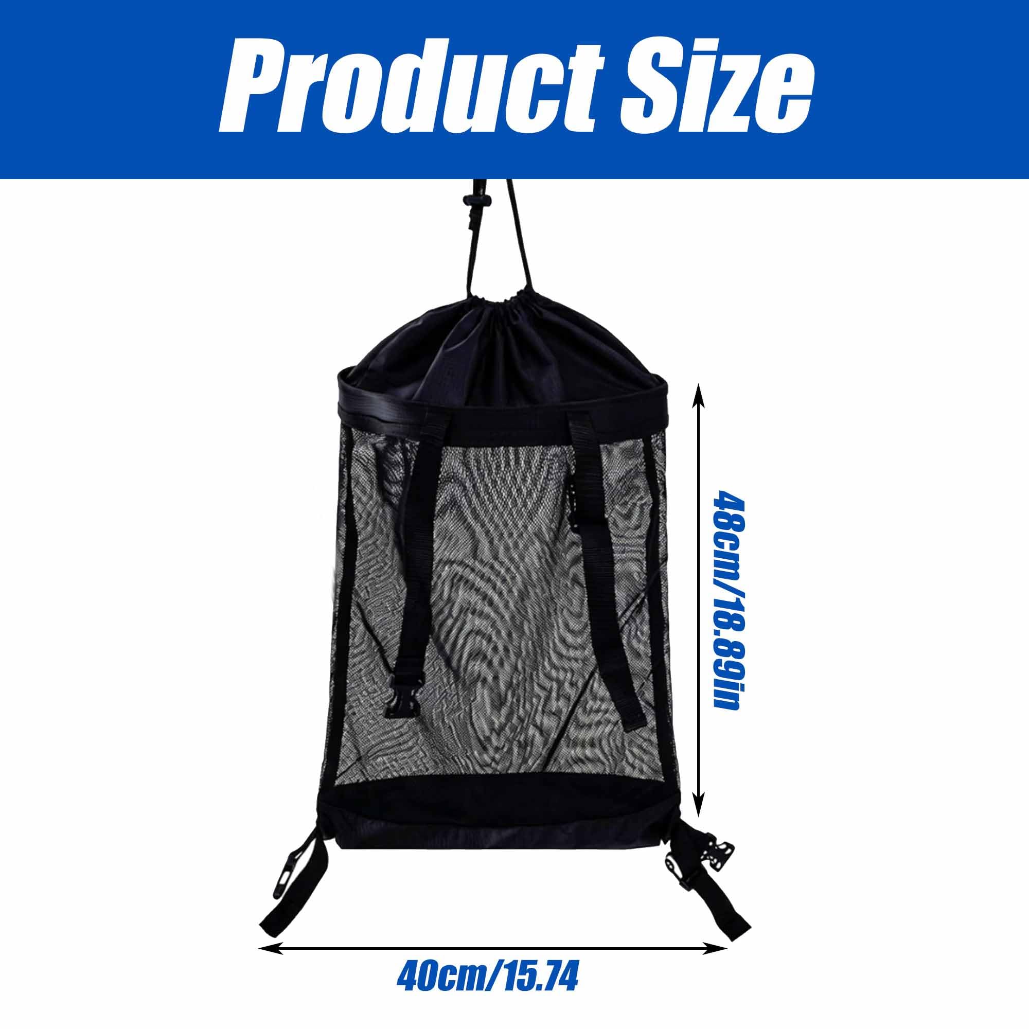 Golfwagen Aufbewahrungstasche 40x52 5 cm Golftrolley Zubehör Netz Organizer Tasche für Golf Push Cart Golfwagen Zubehör Mesh Tasche Aufbewahrungsnetz Bälle Tees Handschuhe