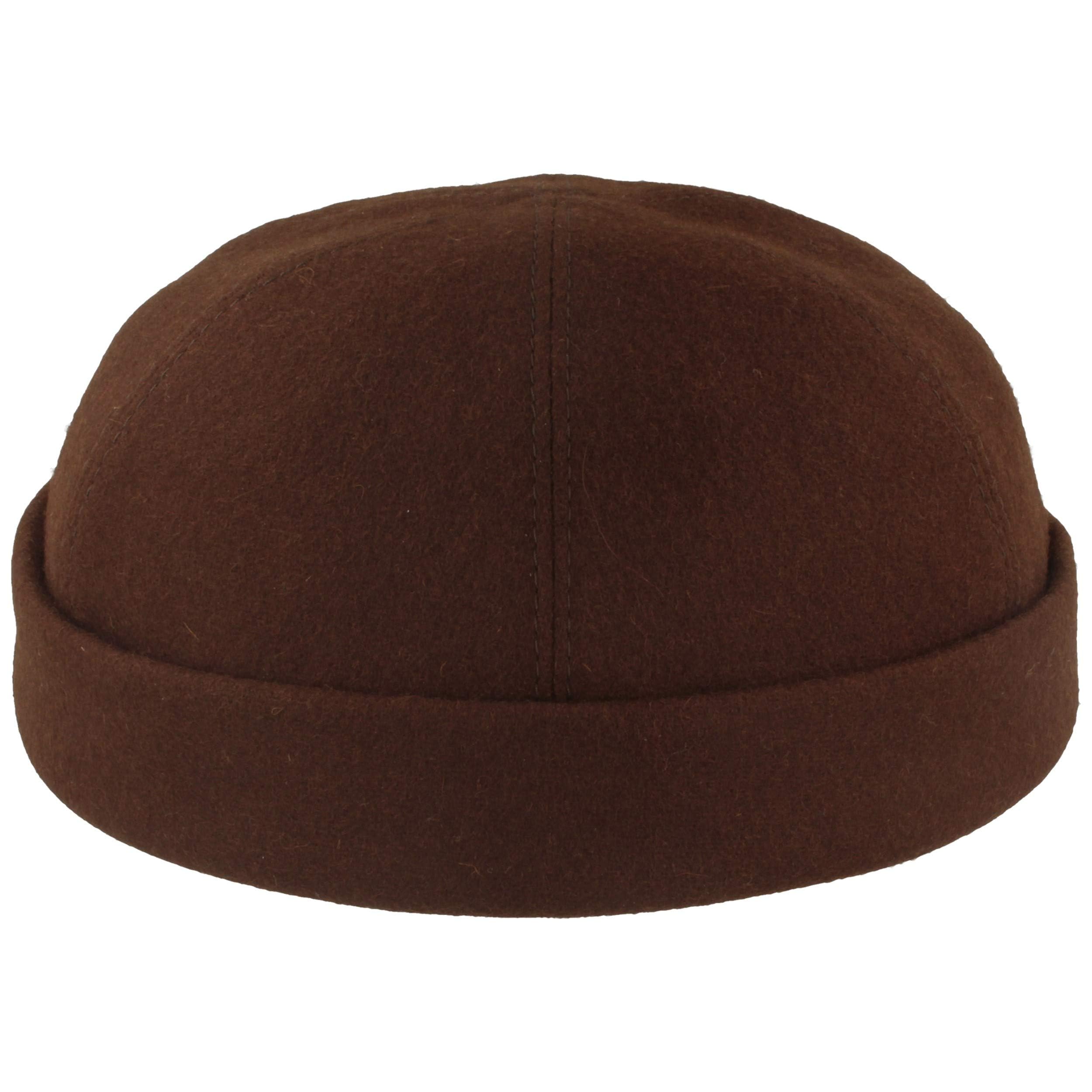 Bullani Docker Cap Docker Mütze Seemannsmütze aus 100% Wolle Kappe Made IN Germany Cap Bequem & Hautverträglich