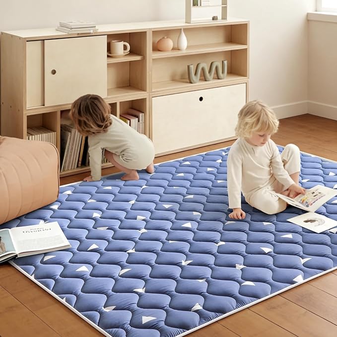 Premium Foam Baby Play Mat for Floor, 50x50 Playpen Mat, Non-Slip miniatura 7