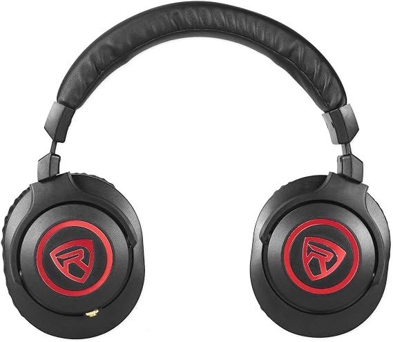 Audiosavings Bundle: Focusrite SCARLETT 18I20 4G 4th Gen 192 kHz Audio Interface Bundle with (2) Rockville PRO-M50 SR Studio Headphones+Detachable Coil Cable+Case+Extra Ear Pad (3 Items)