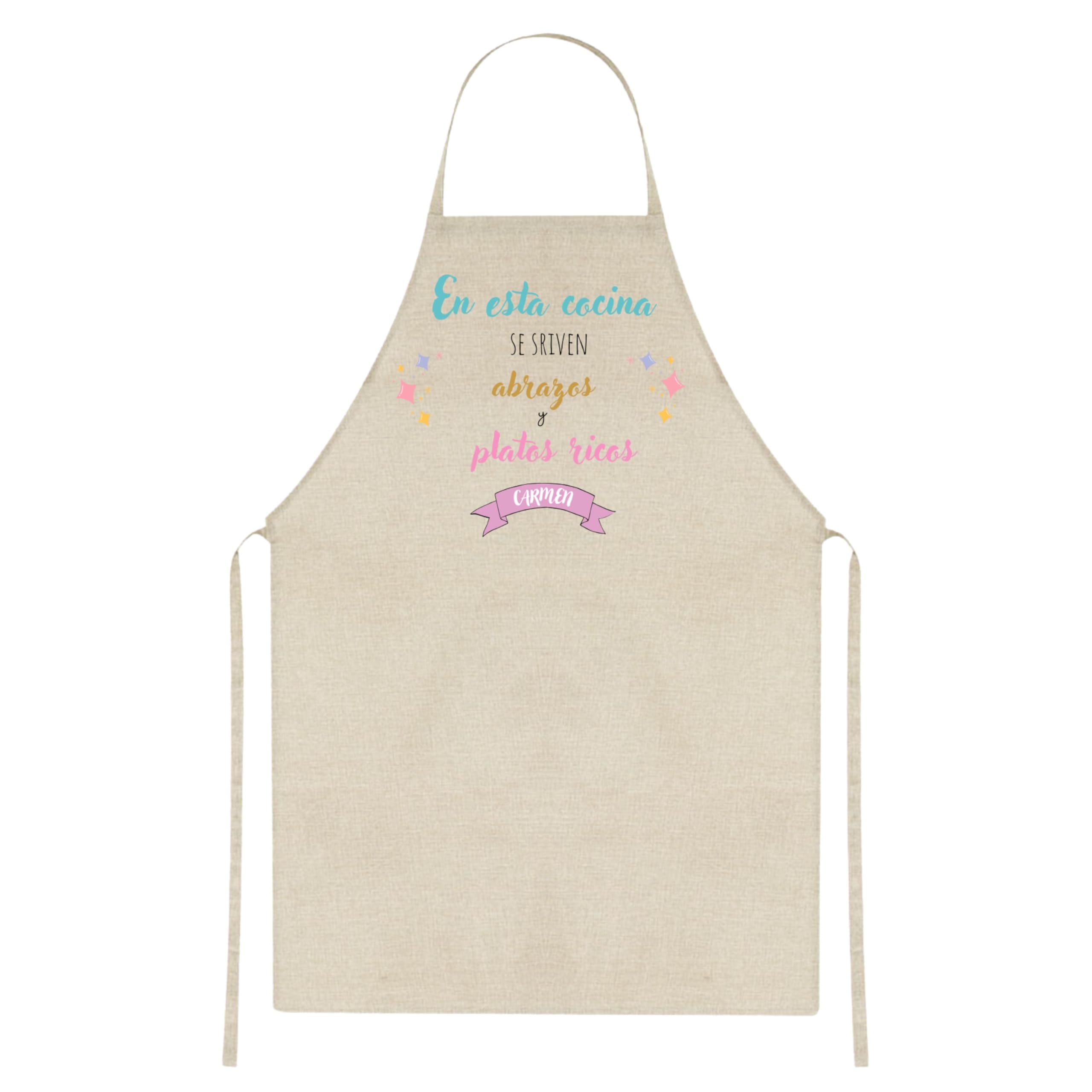 TAZALAND | Personalized Aprons for Mom | Ideal Gift for Mother's Day, Birthdays and Anniversaries | Adjustable, Durable and Easy to Wash